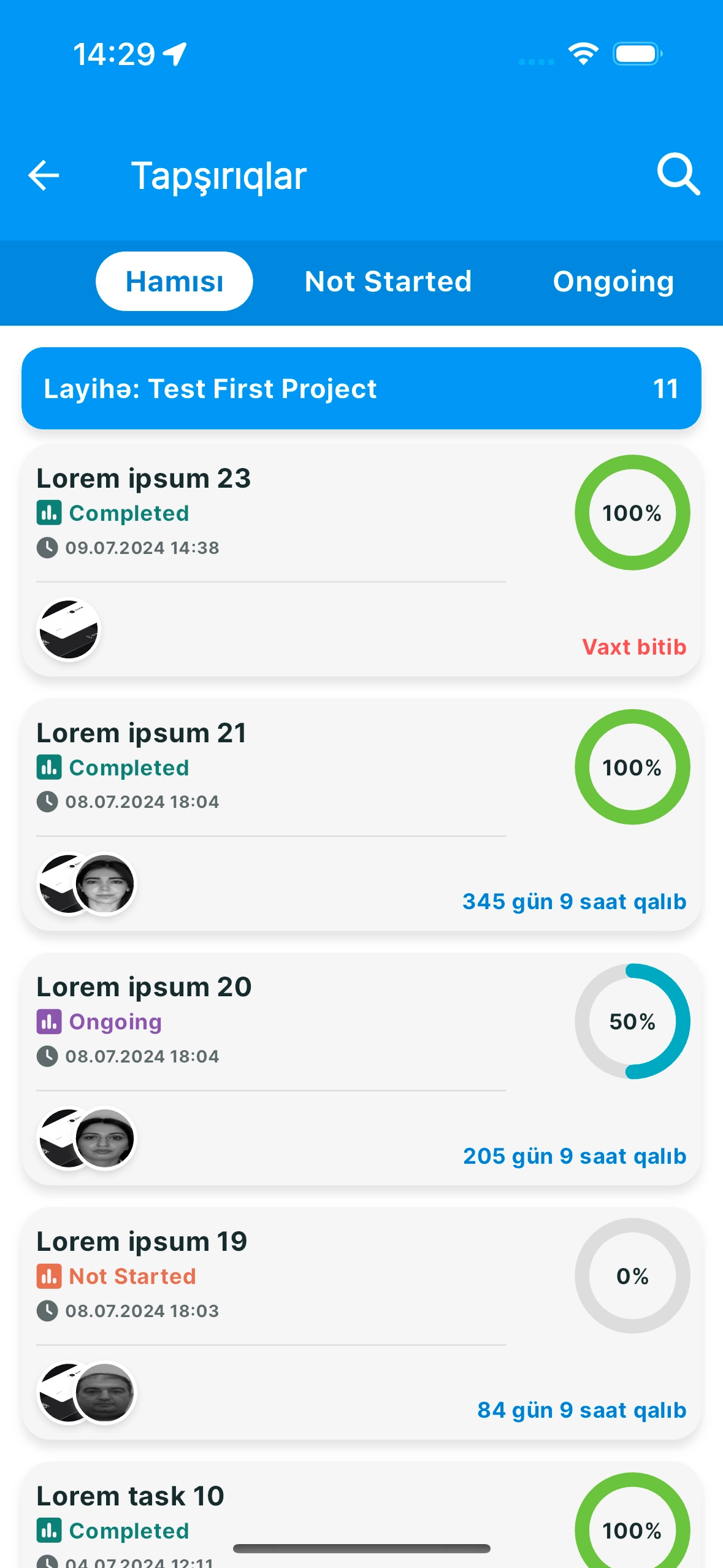 Landing GPS Tracking