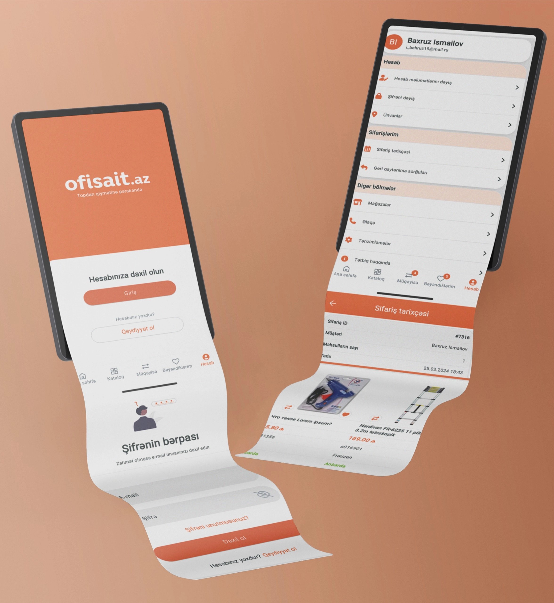 Landing Mobile APP